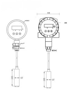 Tanque de agua contra incendios, pantalla de piscina, controlador de nivel de agua, instrumento de visualización de nivel de agua, transmisor de nivel de líquido, alarma con pitido - Product Image 6