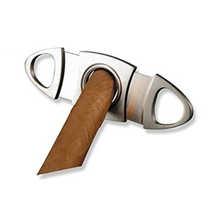 Ciseaux de qualité supérieure en acier inoxydable avec gravure de logo personnalisée, couleurs or, argent, noir, coupe-cigares - Product Image 4