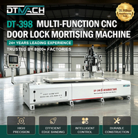 Máquina CNC multifuncional para fabricación de cerraduras de puertas, para orificios de bisagras, ranuras para manijas, ranuras para tiras silenciosas y procesamiento de marcos de puertas, ¡Gran oferta!