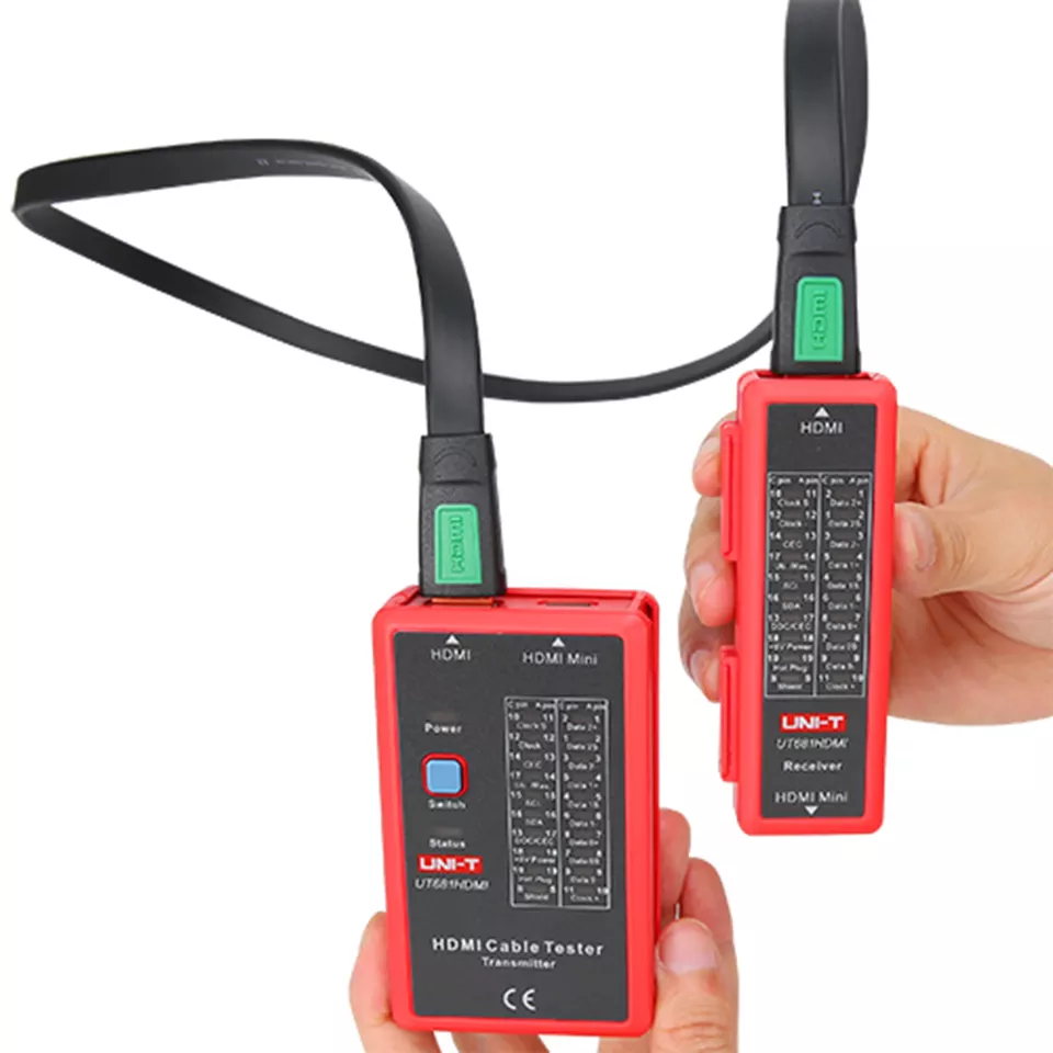 Ut681l Accurate Hd-mi Cable Tester Tracker Lan Auto Network Led Tester Ethernet Telephone Chn Hd-mi Electrician Repair Tool 