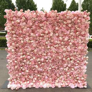 Hot Sale <strong>Wedding</strong> <strong>Decor</strong> White <strong>Feather</strong> Wall Artificial Flower Wall Backdrop for Party Photography <strong>Decor</strong> Ostrich <strong>Feather</strong> Wall - Product Image 4