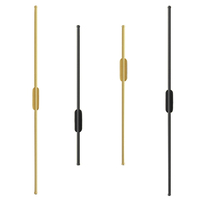 Lampe murale rotative minimaliste de luxe à bande longue, style nordique moderne et épuré, pour mur de fond de salon
