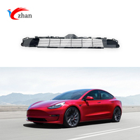 JIFUQI Nouvelle calandre inférieure centrale en plastique pour pare-chocs avant Tesla Model S 1085927-01-D 1085927-00-C