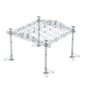 Kindawow Tour de toit incurvée en aluminium Truss Backdrop Lighting Stage DJ Roof Truss For Outdoor Events Pas cher Toit en treillis design