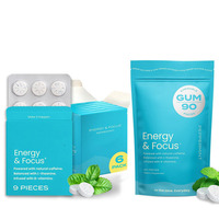 Chewing-gum Énergisant : Complément Nutritionnel avec Caféine, L-Théanine et Vitamines B – OEM/ODM pour la Nutrition Quotidienne des Adultes