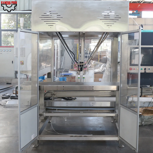 Machine d'emballage automatique électrique chinoise pour aliments, boissons, produits chimiques, sachets, <span class=keywords><strong>papier</strong></span>, plastique, robot à main <span class=keywords><strong>araignée</strong></span> PLC - Product Image 4