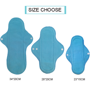 Serviettes hygiéniques lavables en tissu polyester réutilisables à <span class=keywords><strong>prix</strong></span> abordable pour hommes, OEM, respirantes et lavables - Product Image 5