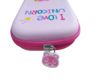 Trousse à crayons EVA personnalisable 2026 pour filles, étui à stylos coloré à fermeture éclair, organiseur de papeterie rigide et protecteur
