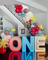 Letras y Números Gigantes de Metal RGB de 3 y 4 Pies, Directo de Fábrica, para Decoración de Bodas, Fiestas, Eventos, Alquiler de Iluminación para Escenarios