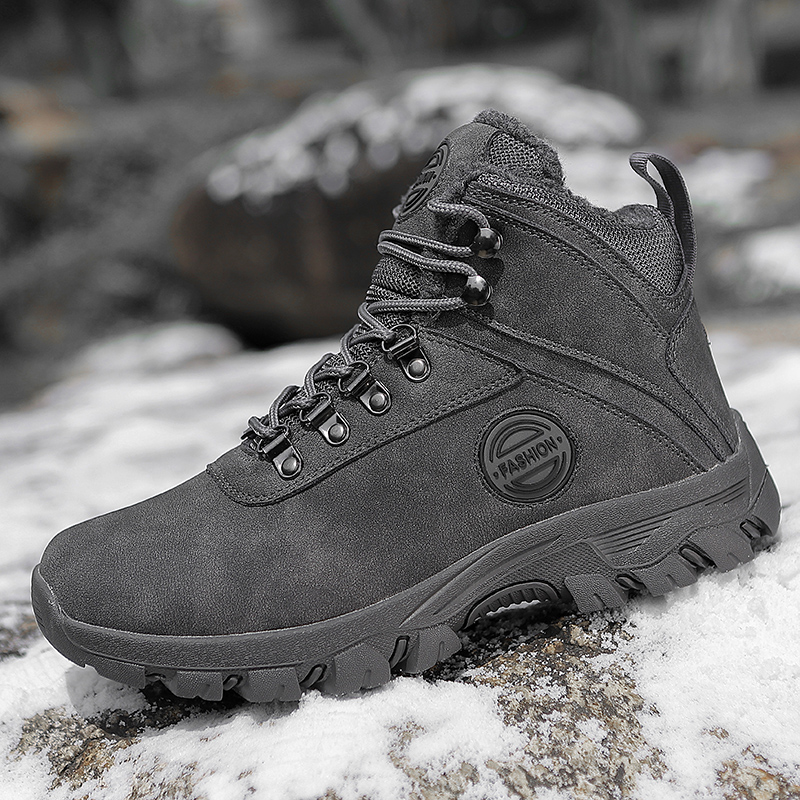 Сохраняющие тепло мужские и женские зимние кроссовки, водонепроницаемые уличные прогулочные ботинки