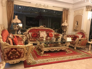 Juego de muebles de salón de lujo barroco sofá, silla, <span class=keywords><strong>Mesa</strong></span> <span class=keywords><strong>central</strong></span> - Product Image 2