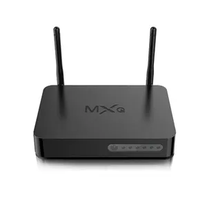 Kotak TV ANDROID AMLOGIC S905X, WIFI Ganda Kecepatan Tinggi USB 3.0 4K ZIGBEE Pintar TV BOX MXQ dengan Kartu SIM 4G