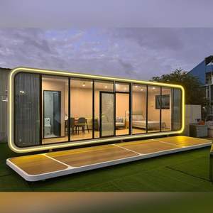 บ้านสำเร็จรูปเคลื่อนที่ทรงกระท่อมแอปเปิ้ลสุดหรูและสวยงาม พร้อมห้องอาบแดด - Product Image 4