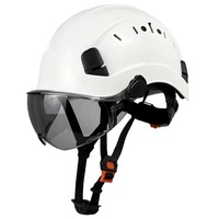 Casque de sécurité noir de type V avec visière, suspension à 6 points, à fentes, approuvé ANSI Z89.1 et OSHA