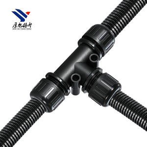 Joint en té de tuyau ondulé connecteur de tuyau en T étanche Type T diamètre égal réduisant le conduit ondulé - Product Image 1