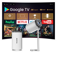 FEELWOW TS-7 Android 13 Portable Vidéo Projecteur LCD 4K Cinéma Projecteur Avec WiFi BT Vidéo Smart Projector