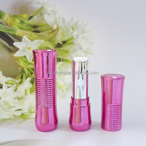 Customized Metallic Pink ABS Lipstick Tubes Unique Private Label Cosmetic Packaging Fashion Design <b>Plastic</b> Lipstick <b>Container</b> - Product Image 3