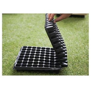Hot-Bán Vườn Nguồn Cung Cấp Cây Giống Chậu Hạt Giống Khay Vườn Ươm Khay Sâu Thủy Canh Nhựa Miễn Phí Mẫu Mới Màu Đen 200 Tế Bào - Product Image 3