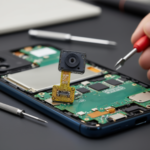 Fotocamera con lettore di impronte digitali per Samsung Galaxy A52s 5G 2021 A528B - Product Image 3