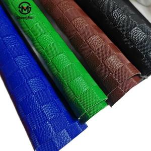 Pelle Sintetica in PVC con Motivo <span class=keywords><strong>a</strong></span> Reticolo <span class=keywords><strong>a</strong></span> <span class=keywords><strong>Quadretti</strong></span> 0,9mm Resistente all'Abrasione per Borse, Custodie e Accessori per Valigie - Product Image 5