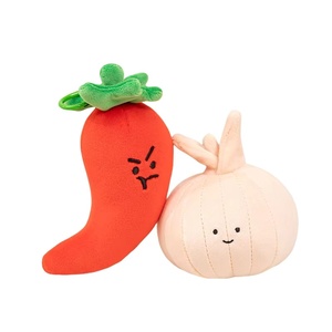 Jouets en peluche amusants en forme de légumes, poupées culturelles et créatives, jouets de confort, décorations de bureau, accessoires à suspendre au sac à dos, porte-clés - Product Image 5