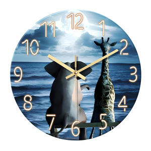 Reloj <span class=keywords><strong>de</strong></span> pared <span class=keywords><strong>de</strong></span> cuarzo <span class=keywords><strong>de</strong></span> <span class=keywords><strong>tortuga</strong></span> <span class=keywords><strong>marina</strong></span> moderno <span class=keywords><strong>de</strong></span> 12 pulgadas, silencioso, 4MM, vidrio templado, personalizado, <span class=keywords><strong>de</strong></span> una sola <span class=keywords><strong>cara</strong></span> para decoración <span class=keywords><strong>de</strong></span> sala <span class=keywords><strong>de</strong></span> estar y dormitorio - Product Image 6