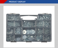 Fabricant d'usine Ensemble d'outils en acier personnalisé Assortiment de vis et écrous à main avec support de personnalisation OEM