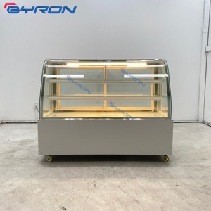 Vitrine Réfrigérée Verticale pour Gâteaux avec Verre Courbé à Vision Panoramique et Éclairage LED – Offre Spéciale - Product Image 3