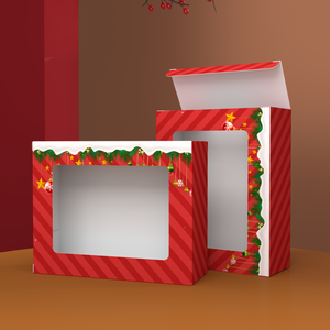 Boîte de papier de noël avec poignée de fenêtre boîte à bonbons savon bougie <span class=keywords><strong>biscuit</strong></span> bonbons <span class=keywords><strong>petit</strong></span> emballage cadeau fête faveurs <span class=keywords><strong>d</strong></span>écor - Product Image 5