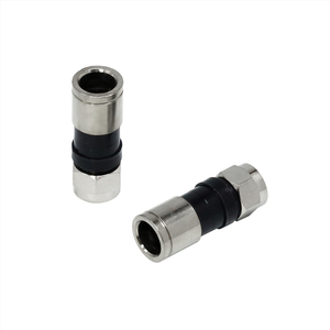 Mannelijke TV satelliet RF CATV adapter met messing BNC <span class=keywords><strong>connector</strong></span> <span class=keywords><strong>RG11</strong></span> RG58 RG59 RG6 compressie coaxiale kabel voor TV - Product Image 3