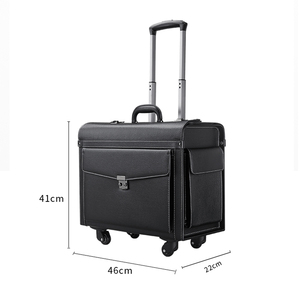 Valise de cabine professionnelle OEM en gros, durable, pour l'aviation, avec roulettes, idéale pour le personnel de bord - Product Image 6