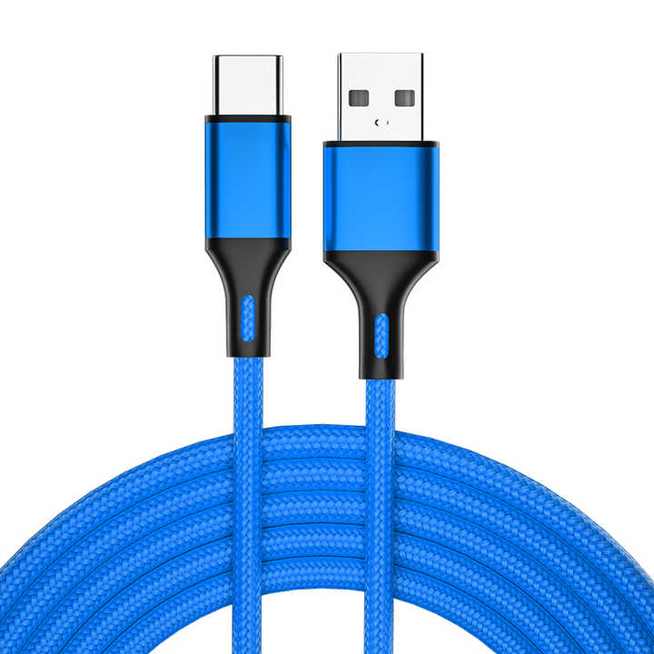 Free Sample Type C Data Cable PD Charging 1M 2M Cord 3A Type C USB Cable