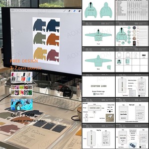 เสื้อมีฮู้ดสำหรับผู้ชายเสื้อครอปแบบซิปคู่ประดับพลอยเทียมเสื้อครอป Boxy แบบไม่ซีดจางออกแบบได้ตามต้องการ - Product Image 6