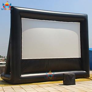Pantalla de Proyector Inflable para <span class=keywords><strong>Cine</strong></span> al Aire Libre de 20 Pies, Pantalla de <span class=keywords><strong>Cine</strong></span> Inflable, Pantalla de Proyector de TV Inflable - Product Image 4