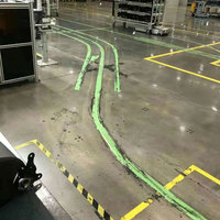 Pita Pelindung Magnetik PVC AGV Ukuran Khusus 2021, Tipe Lengkung, Tugas Berat, Garis Penanda Lantai untuk Lalu Lintas Forklift