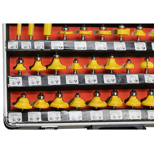 50 pcs thiết lập Shank gỗ Router bit thiết lập ogee cove chế biến gỗ End bit công cụ cắt gỗ thiết lập với tungsten carbide cơ thể bộ định tuyến bit - Product Image 3