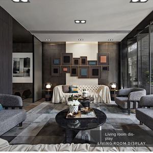 โคมไฟสปอตไลท์แบบฝังเพดานทรงสี่เหลี่ยมโคมไฟสปอตไลท์แบบสองหัวสำหรับห้องนอน - Product Image 2