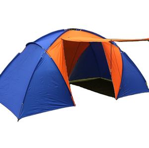 Tente de <span class=keywords><strong>Camping</strong></span> d'extérieur pour 4 à 5 personnes, Double couche, étanche et à l'humidité, avec <span class=keywords><strong>deux</strong></span> chambres à coucher et un salon - Product Image 1