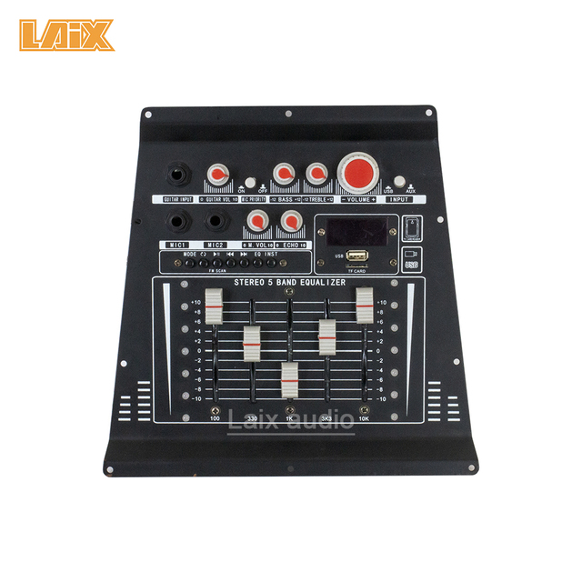 Zebronic 120W 2-Channel Power Amplifier Module Professional Class AB Speaker Plate Board for Active Subwoofer 120W Output