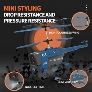 Hélicoptère RC CZ02 pour enfants, avec évitement d'obstacles, <span class=keywords><strong>vol</strong></span> fixe, <span class=keywords><strong>vol</strong></span> stationnaire et <span class=keywords><strong>vol</strong></span> sensoriel, modèle Abeille Noire - Product Image 6