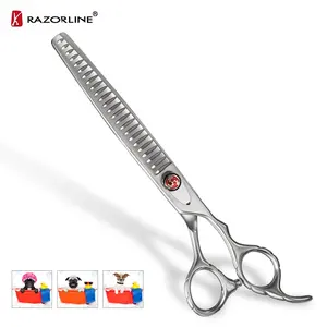Wholesale Price NPK27TA Big Shark Teeth Professional Grooming Tool Pet Thinning Scissors