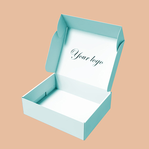 Exterior Impresión flexográfica de un color Diseño libre Pegatinas rosas Embalaje de regalo de cartón corrugado Caja personalizada para embalaje - Product Image 3