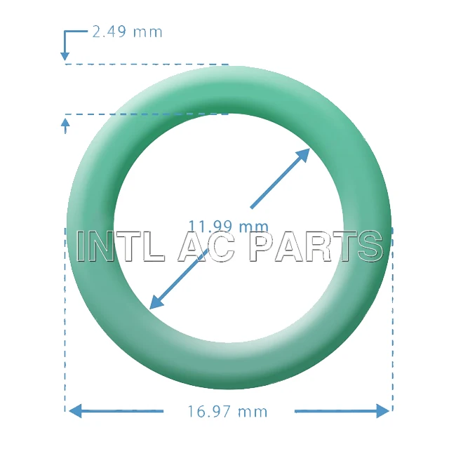 O-Ring Grueso Verde #10 GM DA6 For SandenSD505 / 507 / TR70 / TR90 Compressor Shaft Seal Head