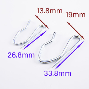 taiwan made generic steel <b>curtain</b> hook 11mm - Product Image 6
