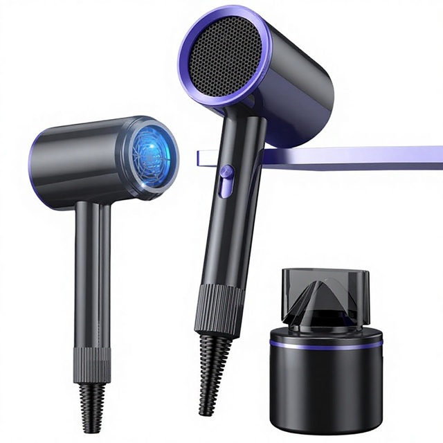 Cross-border Explosions Electric DC Motor 3-Speed Negative Ion Quick Drying Hair Dryer for Household Barber Shop Hair Salon Use