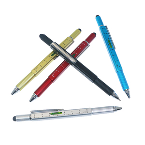 2026 Metal Promotional 6-in-1 Tool <b>Pen</b> with Ruler Level Two-Head Screwdriver for Ball <b>Pen</b> - Product Image 5