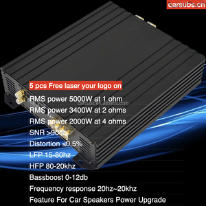 RMS 5000W Brazilian Car SPL <strong>Subwoofer</strong> <strong>Amplifier</strong> Full Range 5K 1ohm Bass Peak <strong>10000W</strong> Monoblock Car <strong>Amplifier</strong> Class D - Product Image 3