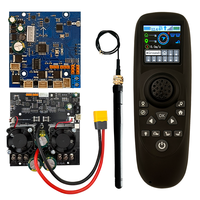 WUZHI RXG4P-TXG4-BLM40A Pantalla a Color, Control Remoto para Barco de Arrastre sin Escobillas, Placa Base, GPS, Controlador Electrónico de Velocidad 7-30V