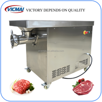 Nouvelles machines industrielles et commerciales de transformation de viande, machine à hacher la viande fraîche et congelée en acier inoxydable SUS304, haute efficacité, pour viande de bœuf.