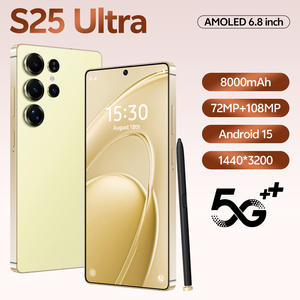 الأكثر مبيعًا هواتف S25 Ultra الذكية معالج سريع آي هاتف خلوي بشريحتين غير مقفل للوجه 15 4g 5g androidour - Product Image 4